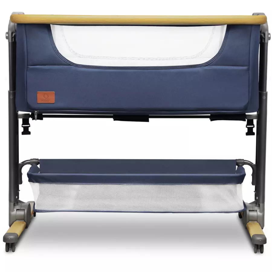lionelo Beistellbett Timon Navy Blue