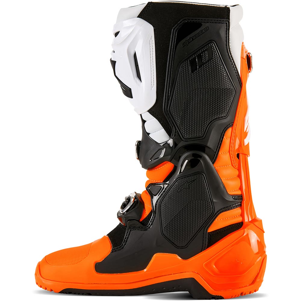 Alpinestars - Bottes Tech 10 Enduro Orange fluo / Noir / Blanc