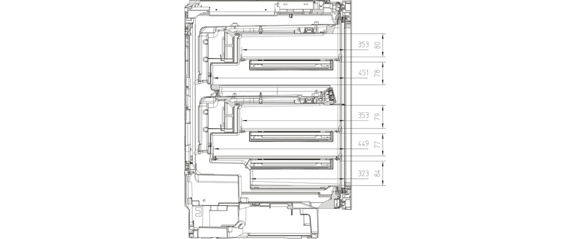 Weinkühlschrank KWT 6322 UG-1 Links<br>Unterbau-Weinschrank