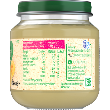 Olvarit 4+ Maanden Banaan 125g