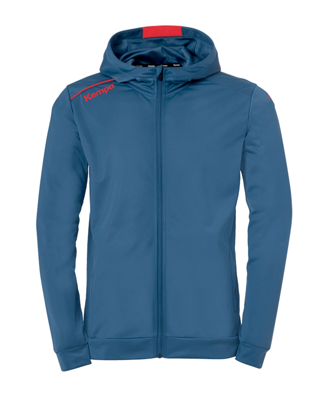 Kempa Player Kapuzenjacke Grau Rot F08