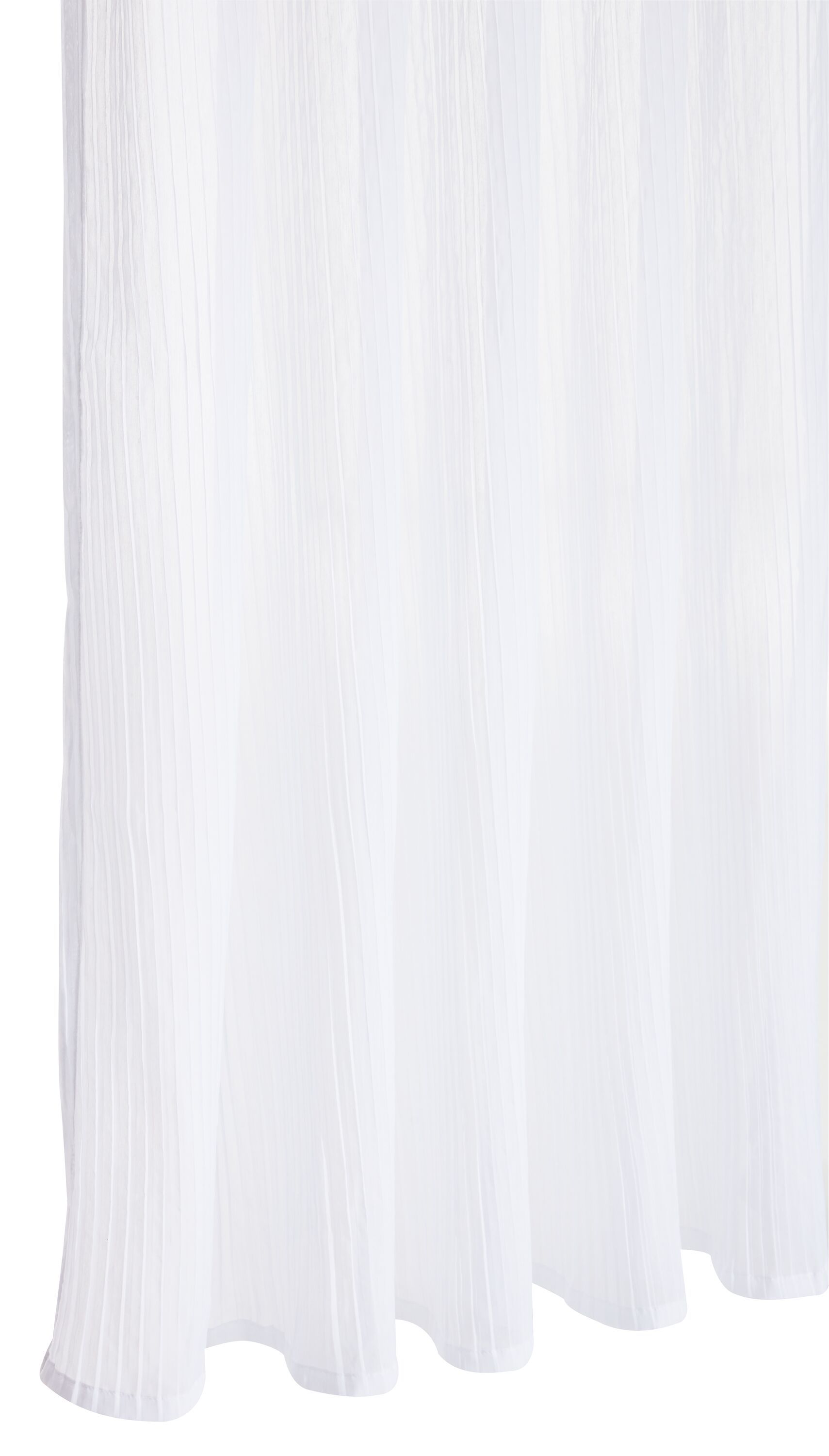 EMILIE Fertigvorhang Tag - Weiss / B: 150.0 cm x H: 260.0 cm