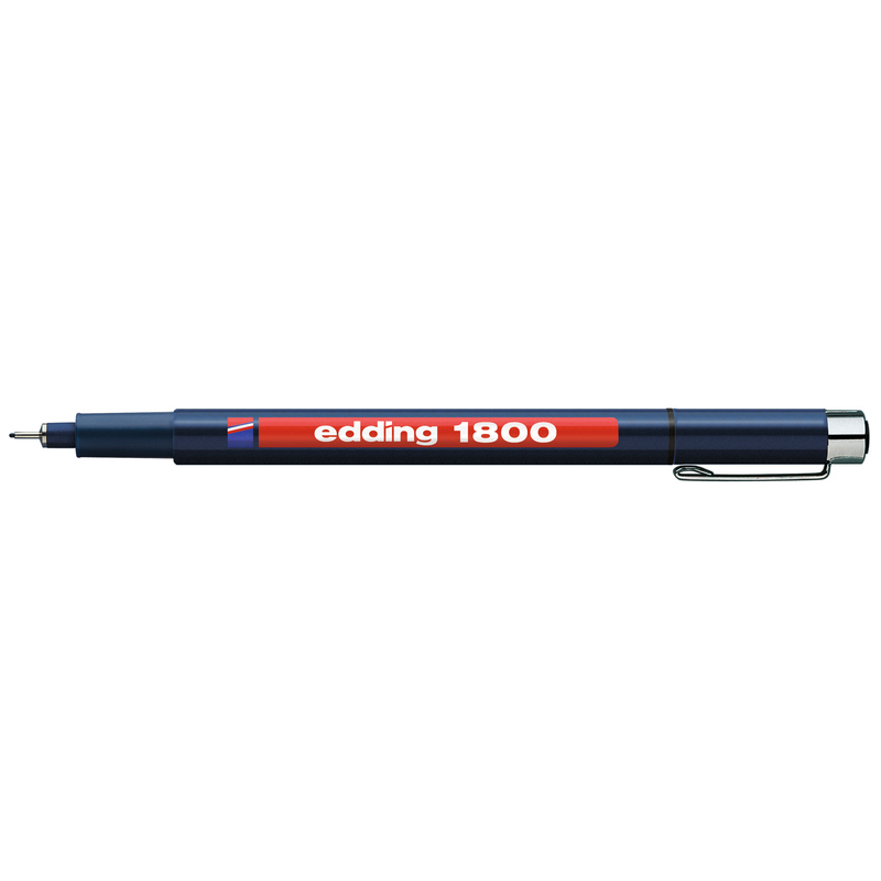 Edding Fineliner Profipen 1800, 0.3 mm, schwarz