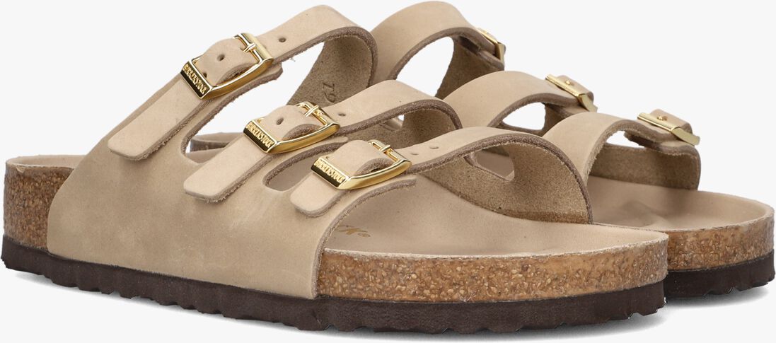 beige birkenstock badslippers florida