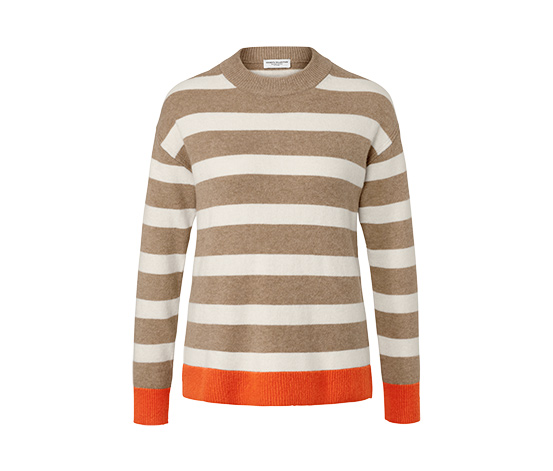 Gestreifter Strickpullover