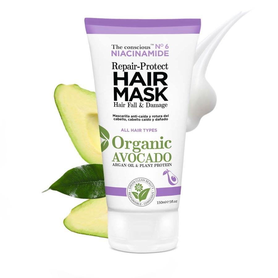 Biovène The Conscious™ Niacinamide Repair-Protect Hair Mask Damage & Hair Fall Organic Avocado 150ml