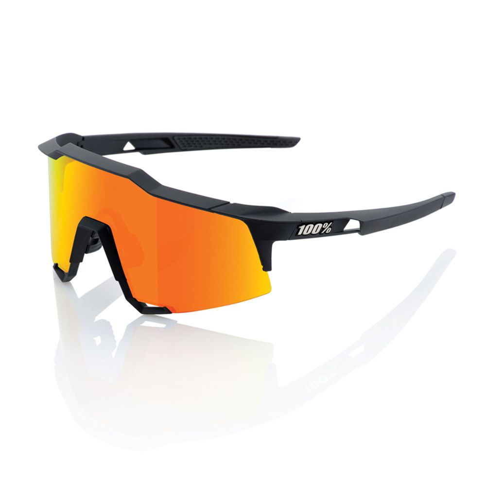 100 percent THE SPEEDCRAFT® - Lunettes de soleil black/hiper red multilayer mirror