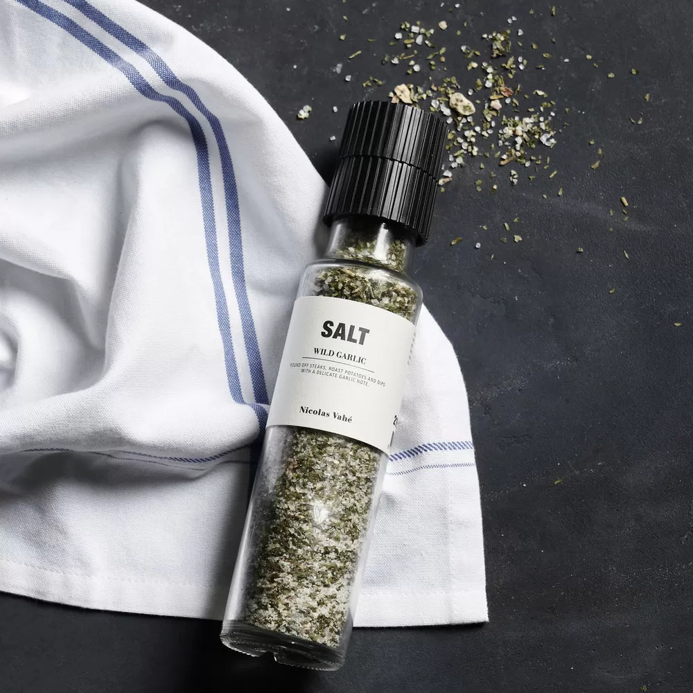 Nicolas Vahé Salt, wild garlic - 215 g.