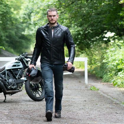 Blouson Oxford ROUTE 73 - Noir