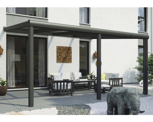 SKAN HOLZ Garda terrasoverkapping 434x257 cm antraciet