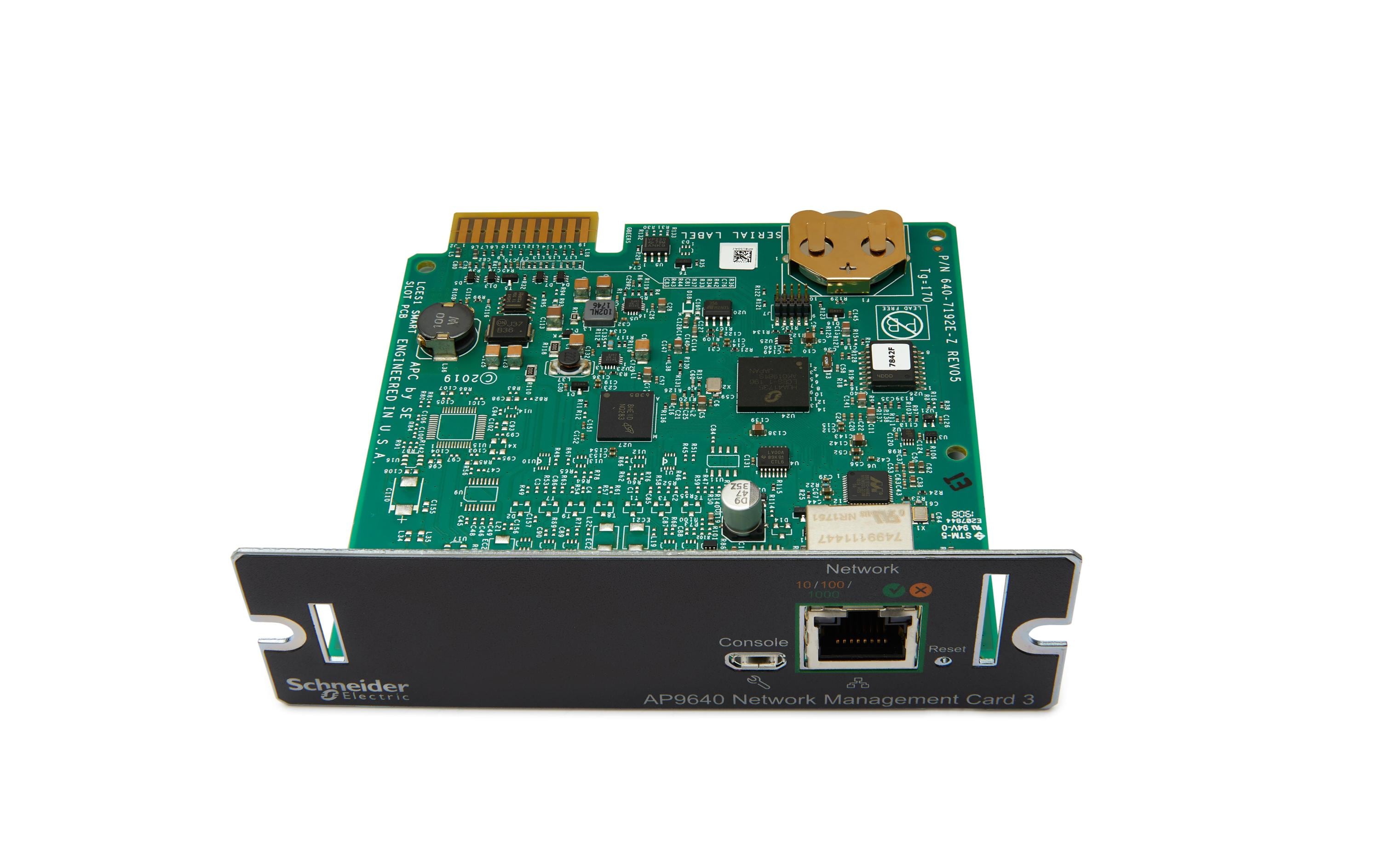 Management Card AP9640<br>UPS Network Management Card 3