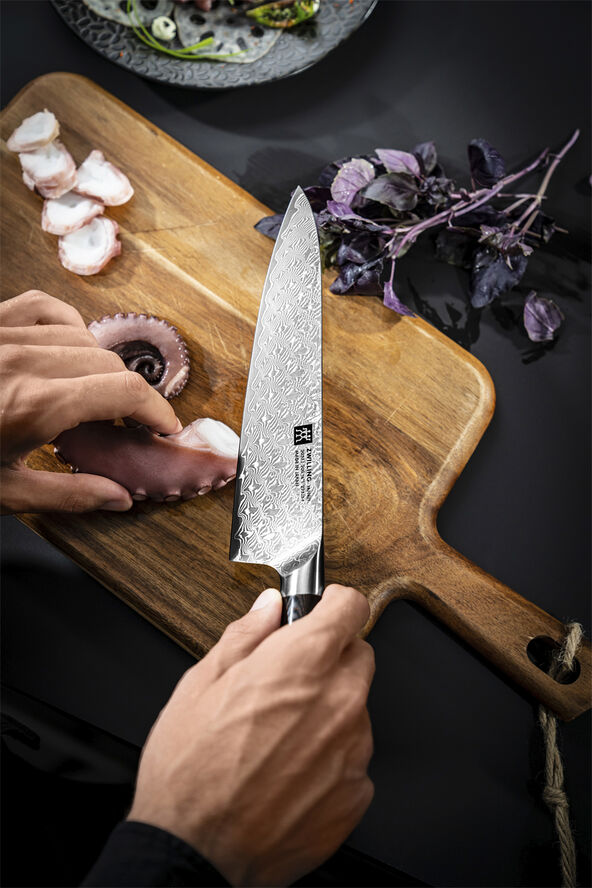 Zwilling Tanrei Kokkekniv 200 Glatslebet Brun