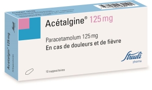 ACETALGIN Suppositorien 125 mg, 10 Stück