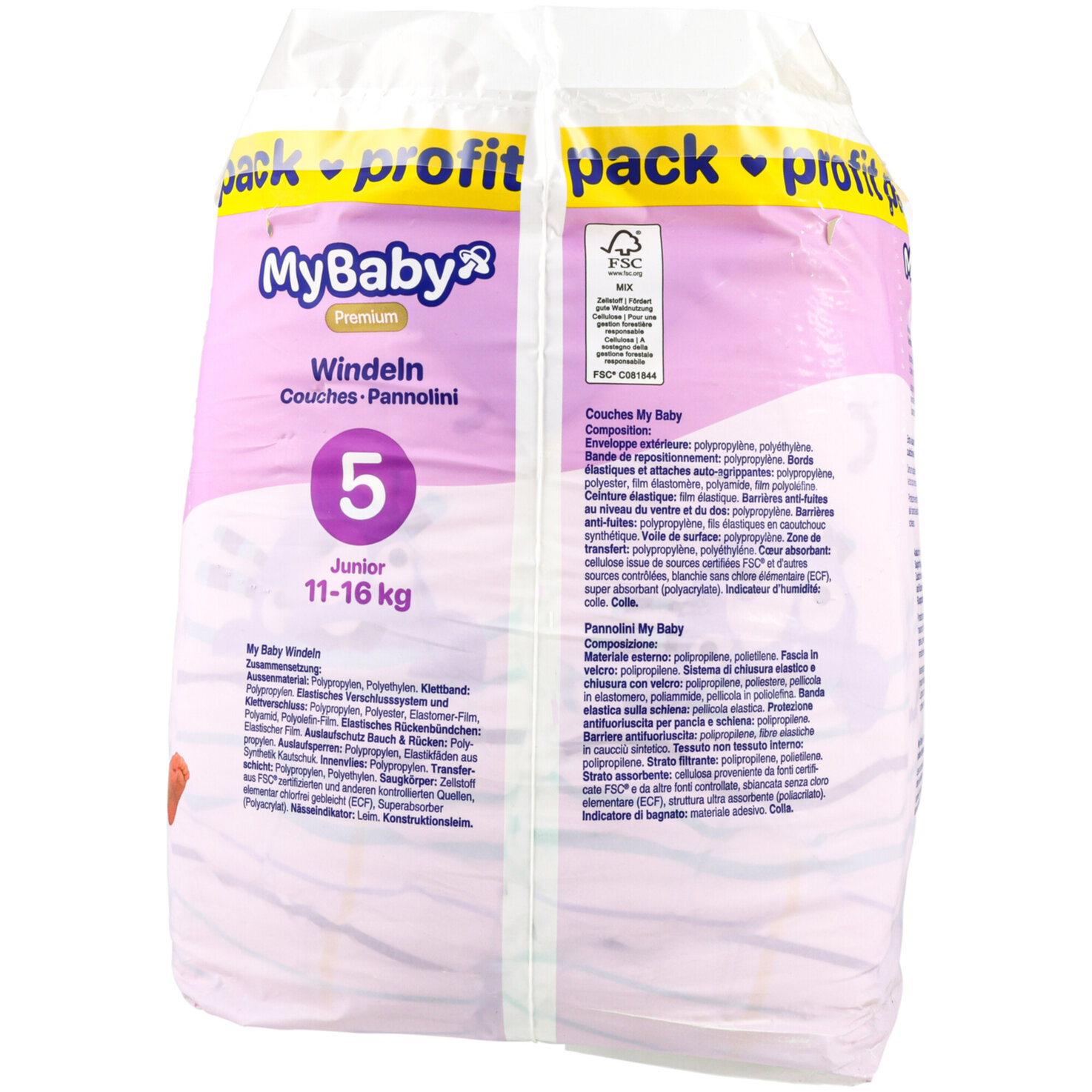 My Baby 5 Junior Profit Pack 76 Windeln