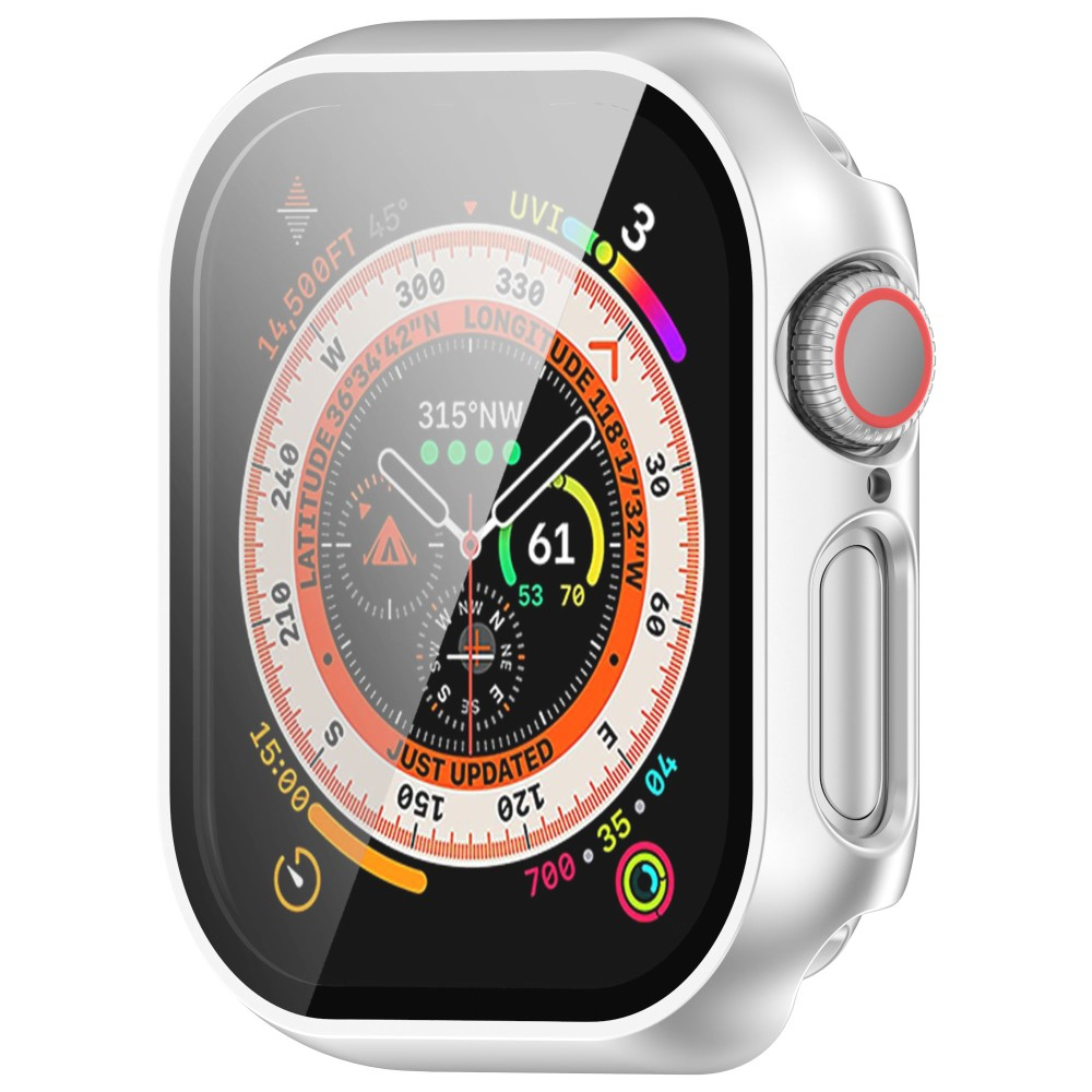 Apple Watch Series 11 / Series 10 (46 mm) Hardcase Bumper   Display Schutzfolie - Silber