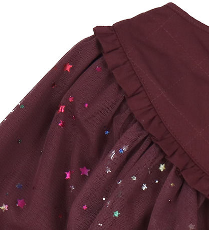 The New Siblings Kleid - TnsMibby - Crushed Berry m. Sternen