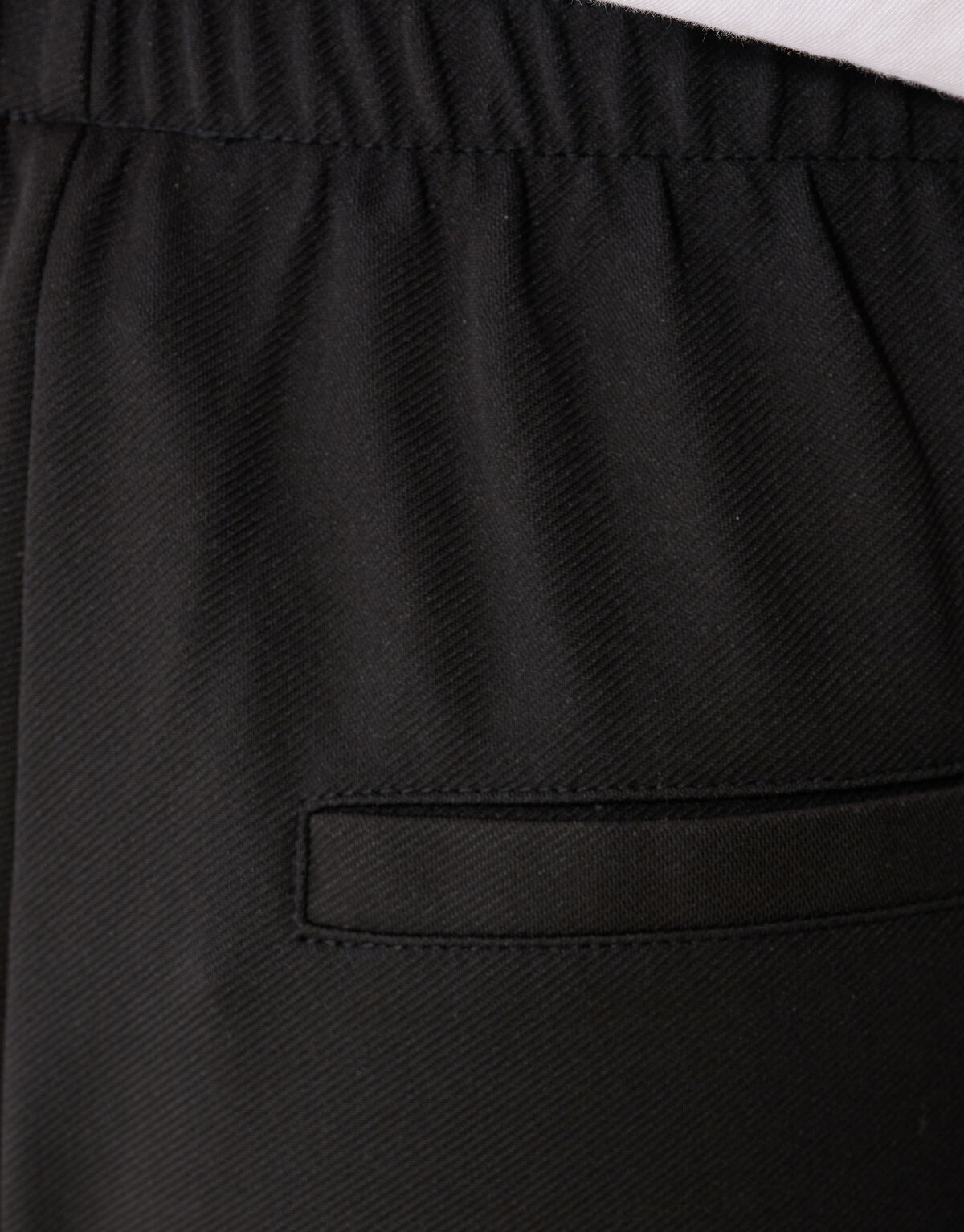Basis Wide Leg Broek Zwart