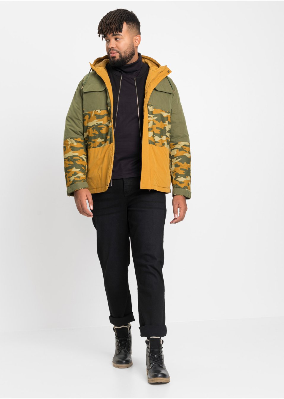 Veste d'hiver à capuche