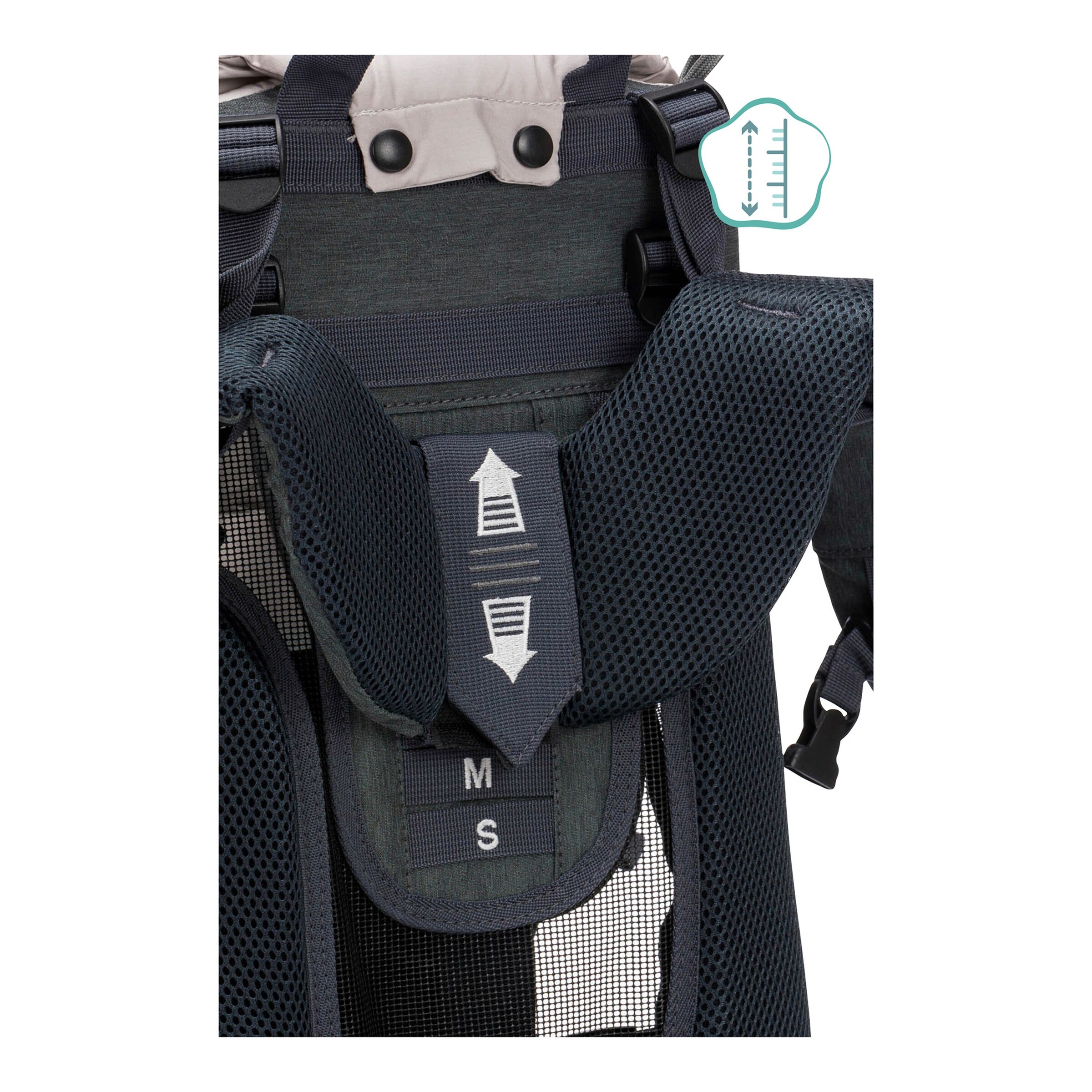 Fillikid Adventure Rückentrage grau melange