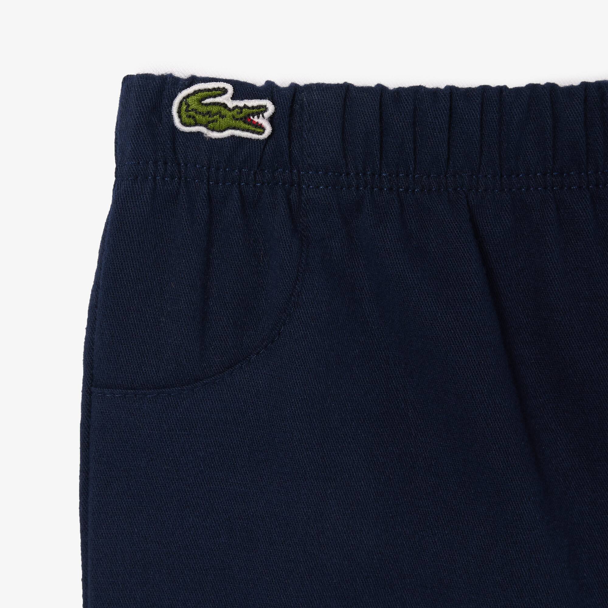 Ensemble bébé Lacoste à rayures en coton biologique Coffrets Cadeaux - Bleu - Lacoste - Garçon