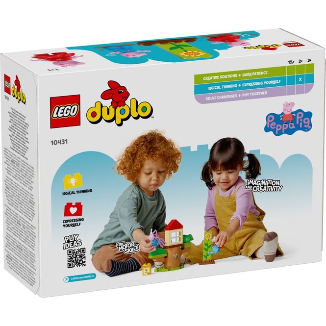 LEGO® DUPLO® Peppa Pig 10431 - Peppas Garten mit Baumhaus