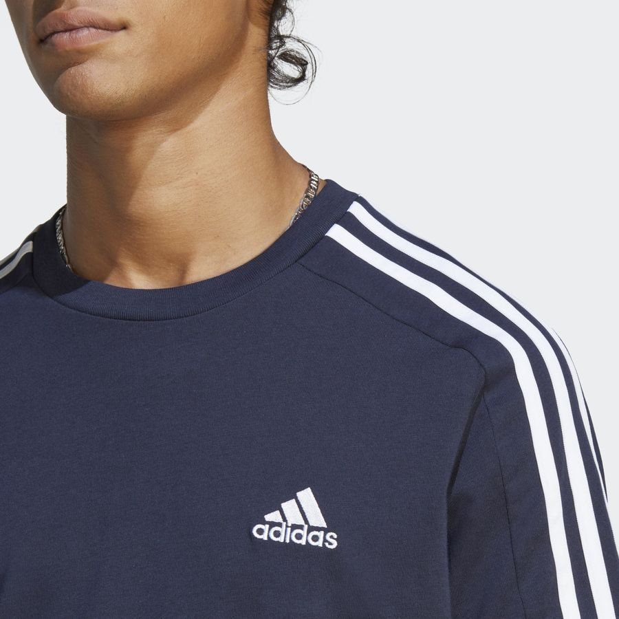 Adidas T-shirt à 3 bandes en jersey Essentials