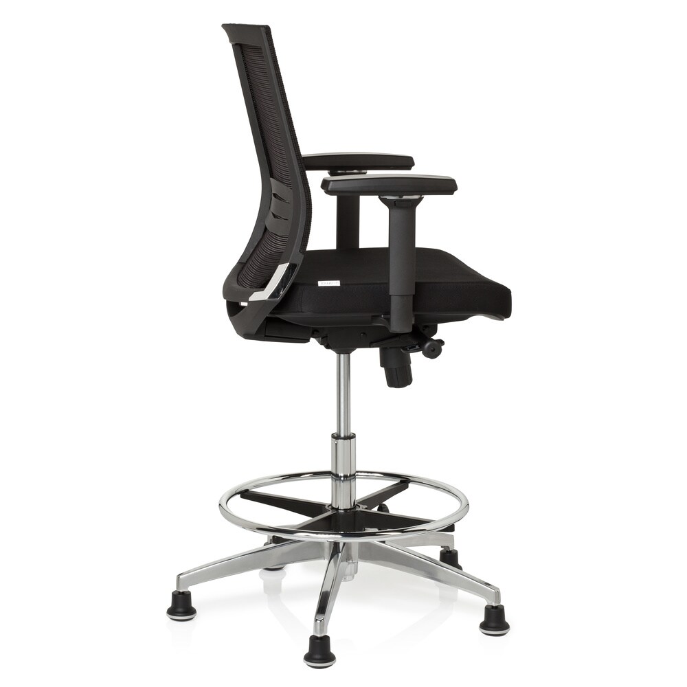 Counterstuhl TOP WORK 77 Stoff mit Armlehnen (höhenverstellbar) hjh OFFICE