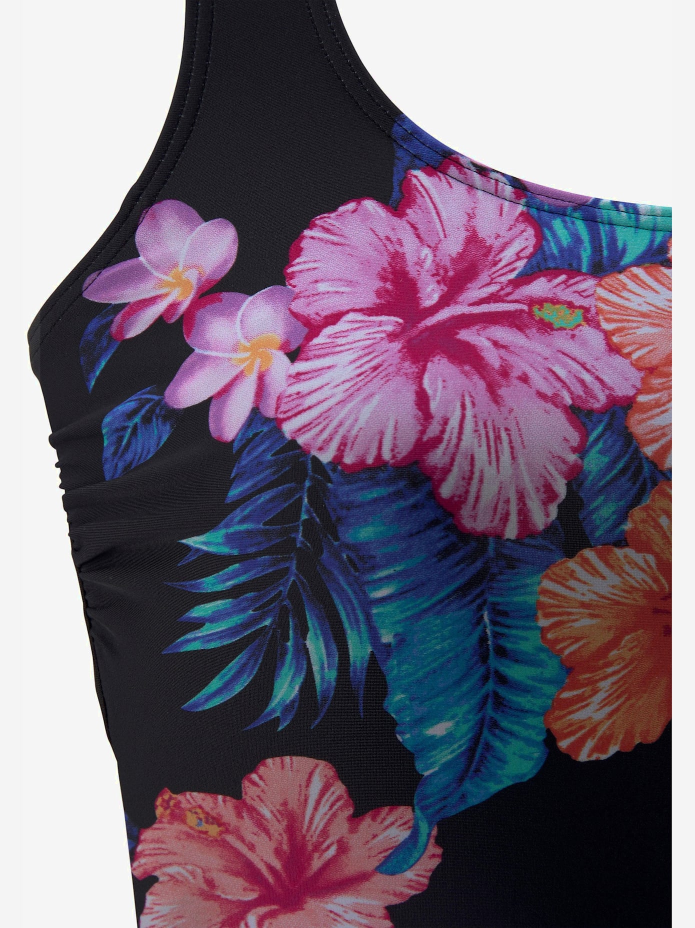 Maillot de bain imprimé floral plaqué devant