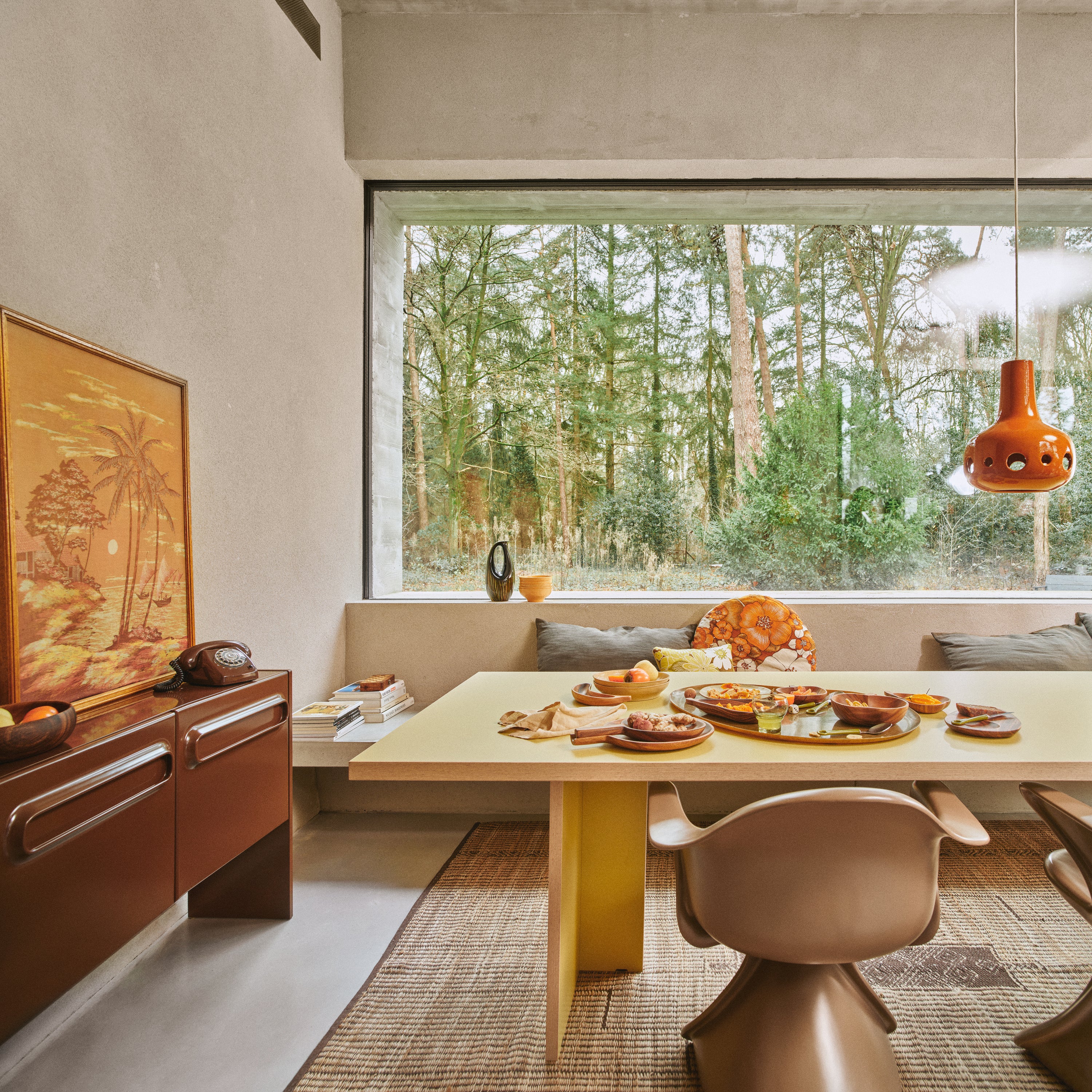 HKliving Dangle Hanglamp  - Orange