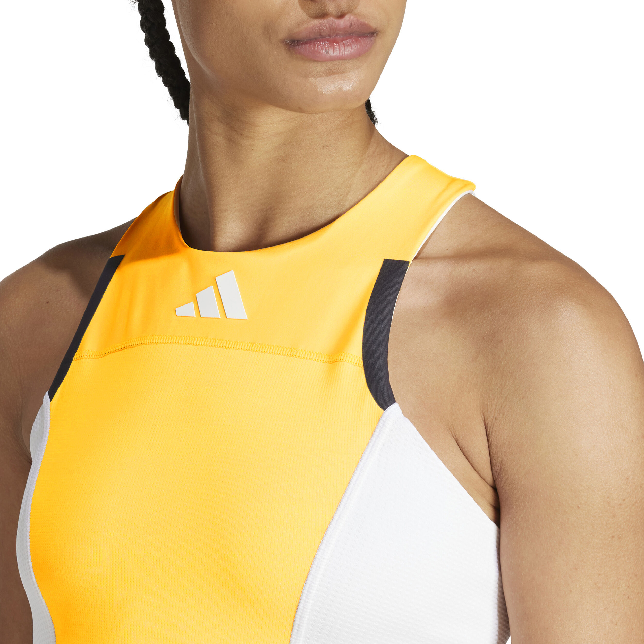 adidas Pro Débardeur Tank Top Femmes - Orange , Blanc