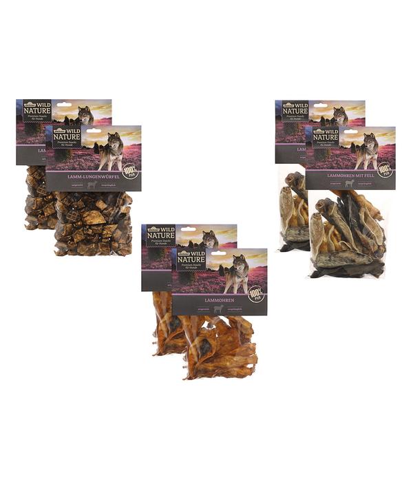 Dehner Wild Nature Hundesnack Snack-Set Lamm,
