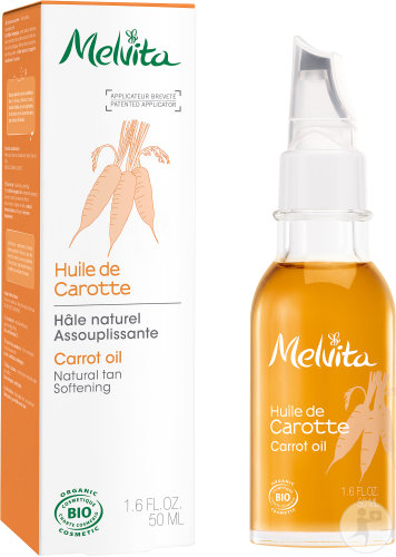 Melvita Huile De Carotte Hâle Naturel Assouplissante 50ml