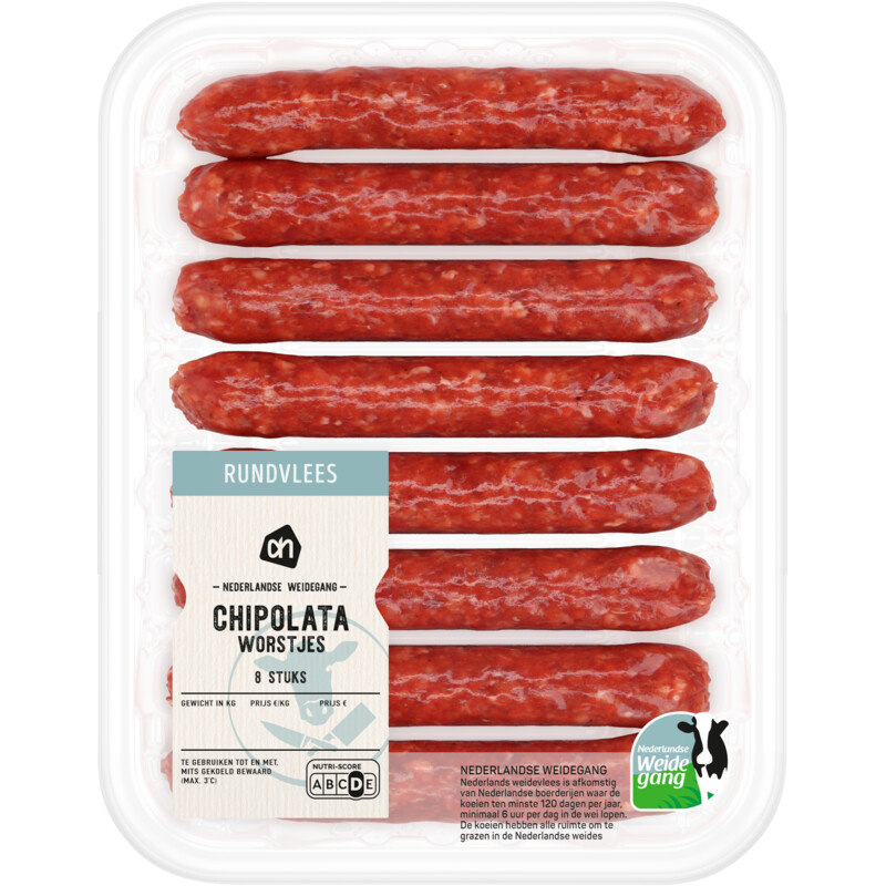 AH Chipolata worstjes 8 stuks