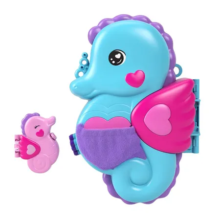 Mattel Polly Pocket Daddy and Me Seepferdchenschatulle