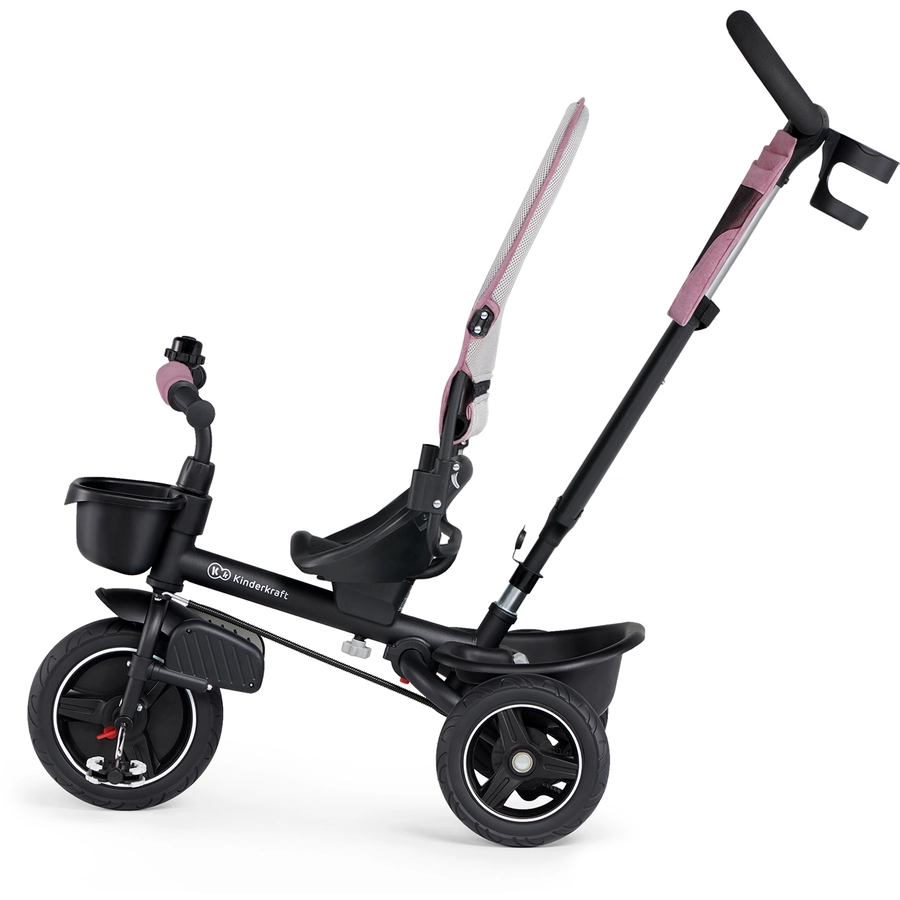 Kinderkraft 5 in 1 Dreirad SPINSTEP, mauvelous pink