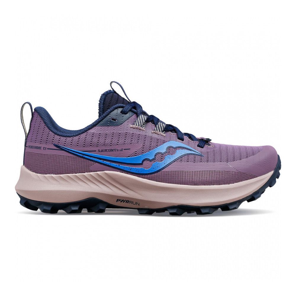 Saucony PEREGRINE 13 - Chaussures trail Femme haze/night