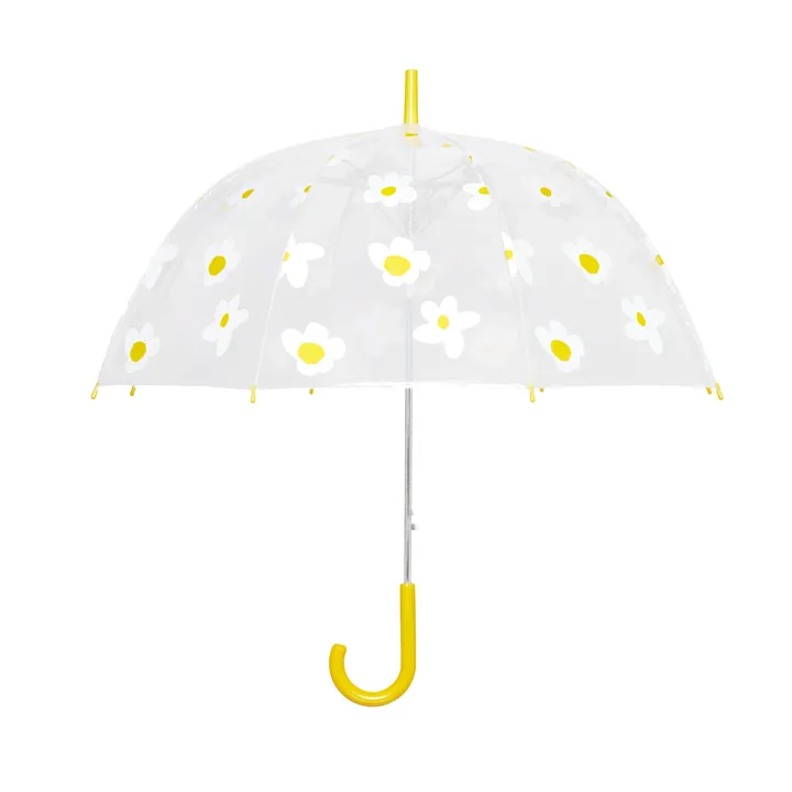 Mathilde Cabanas Parapluie Fleurs adulte | Jaune