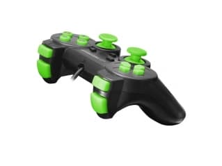 Esperanza TROOPER - Håndkonsoll - kablet - svart, grønn - for PC, Sony PlayStation 3