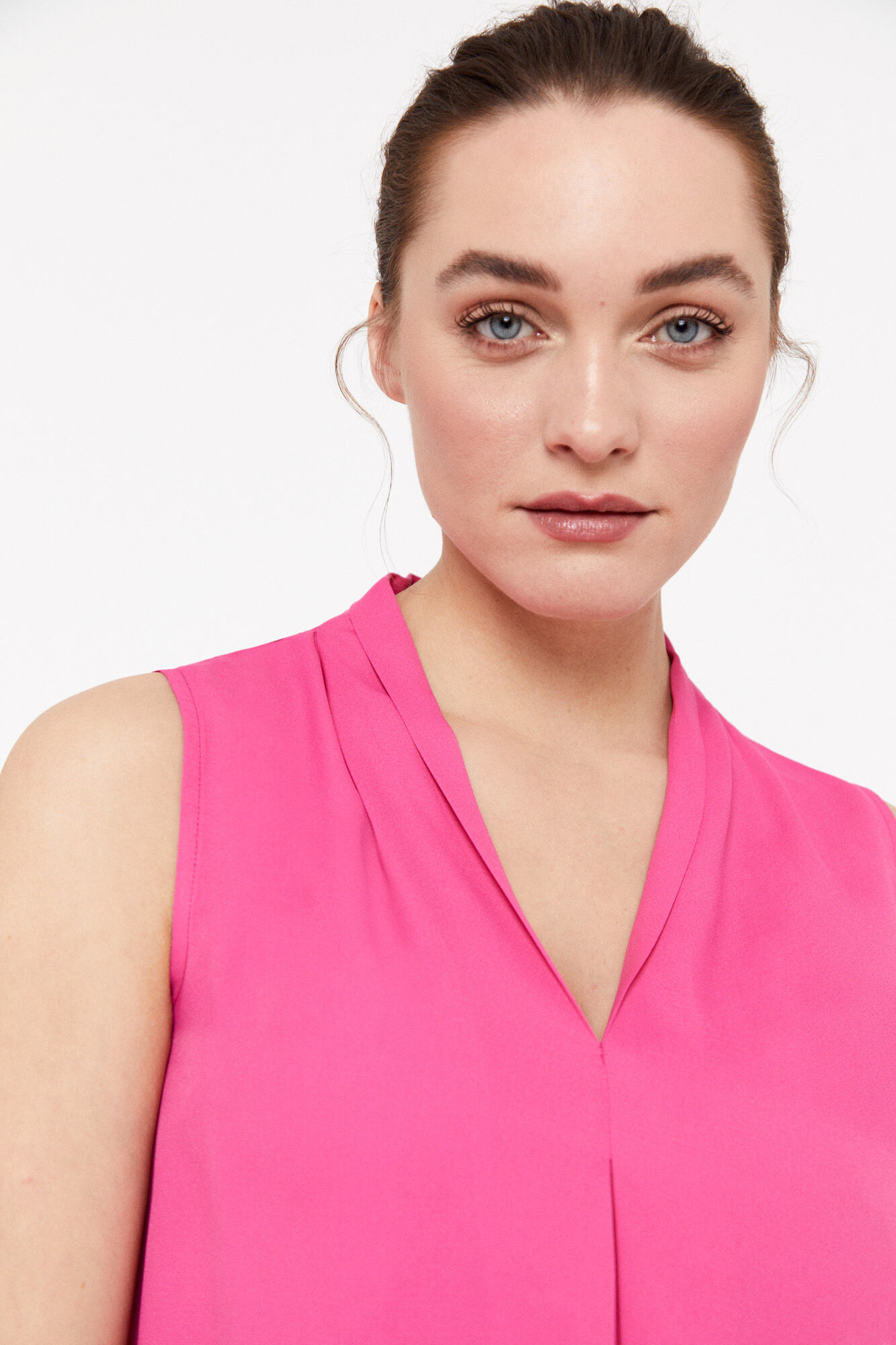 Blusa fluida - Fúcsia