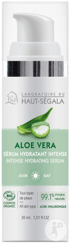 Laboratoire Du Haut-Ségala Aloe Vera Sérum Hydratant Intense Biologique Tous Types De Peaux 30ml