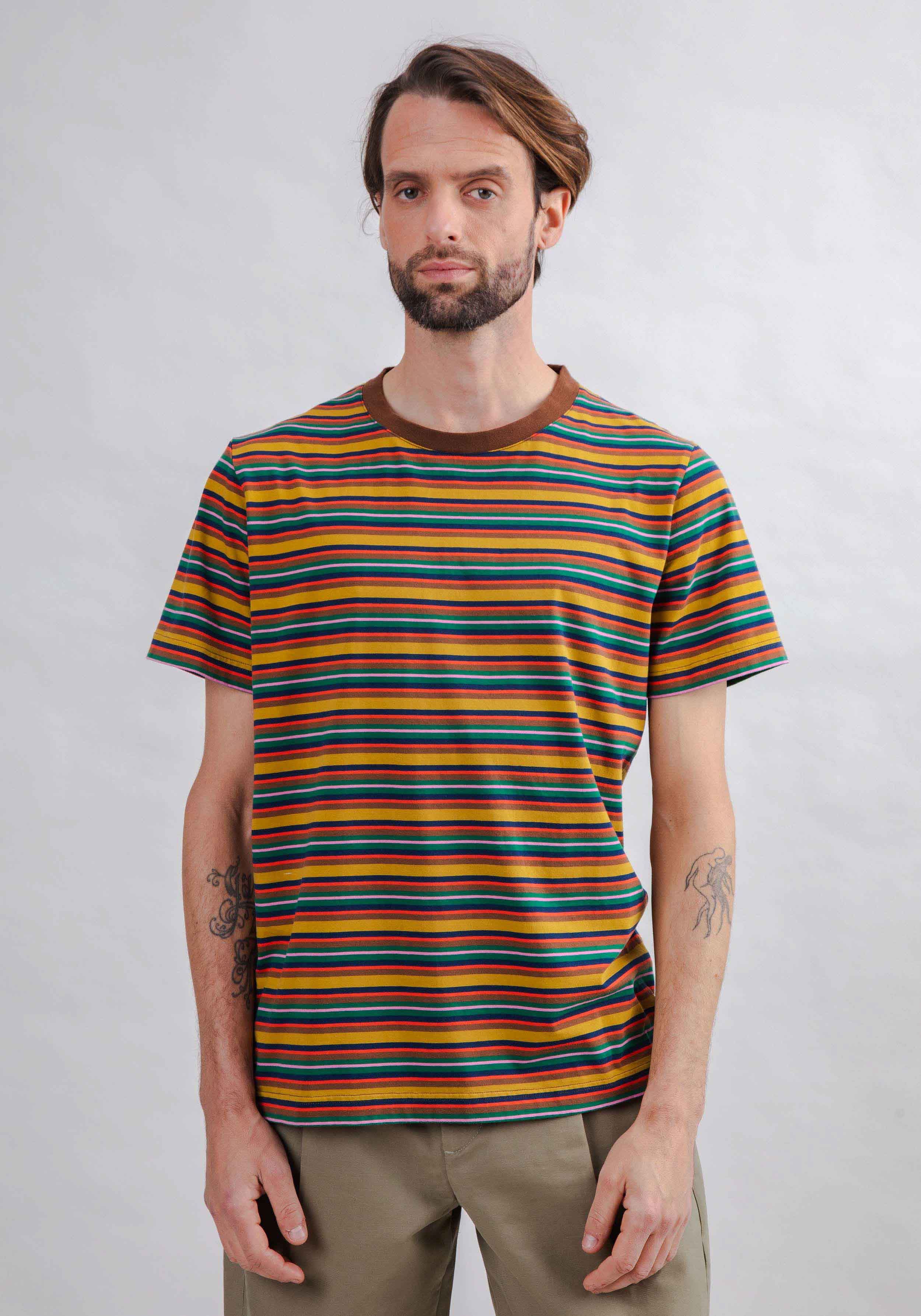 Brava Fabrics T-Shirt Stripes Multicolor