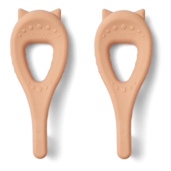 Liewood Brosse à dents Janelle en silicone - Set de 2 | Tuscany rose