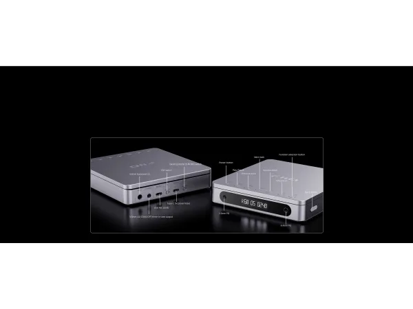 FiiO CD-afspiller FiiO DM13 BT - sølv - Bærbar CD-afspiller med Bluetooth