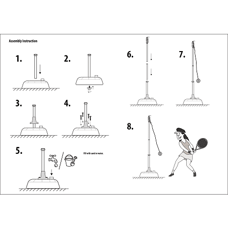 Target Sport Deluxe stangtennis