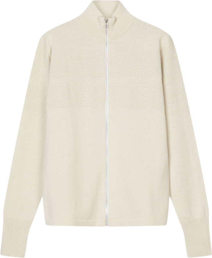 Mads Nørgaard - Copenhagen Wool Klemens Zip Knit Hvid