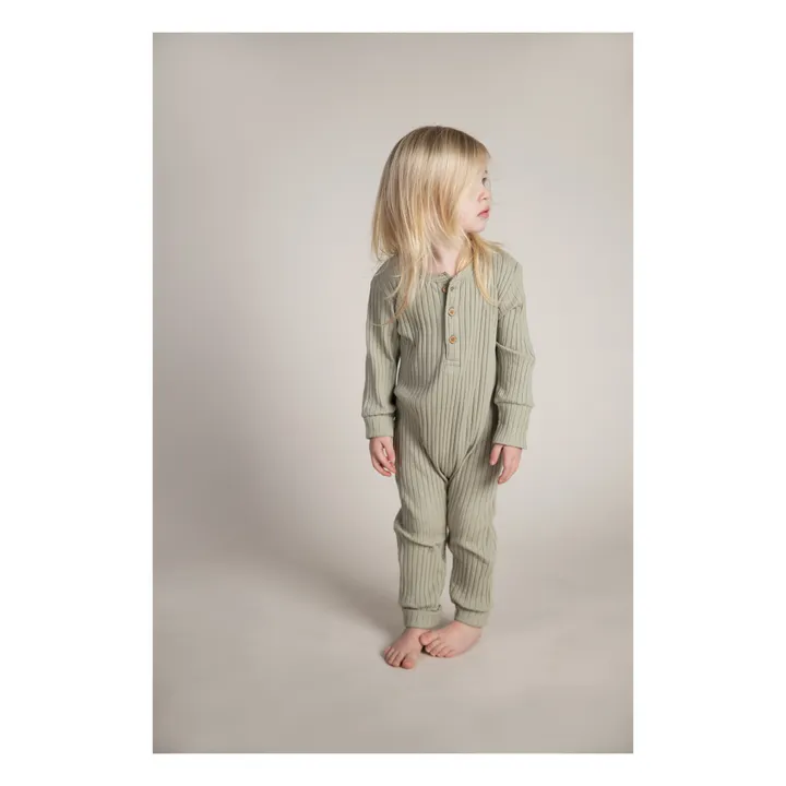 I Dig Denim Combinaison Coton Bio Bowie | Vert