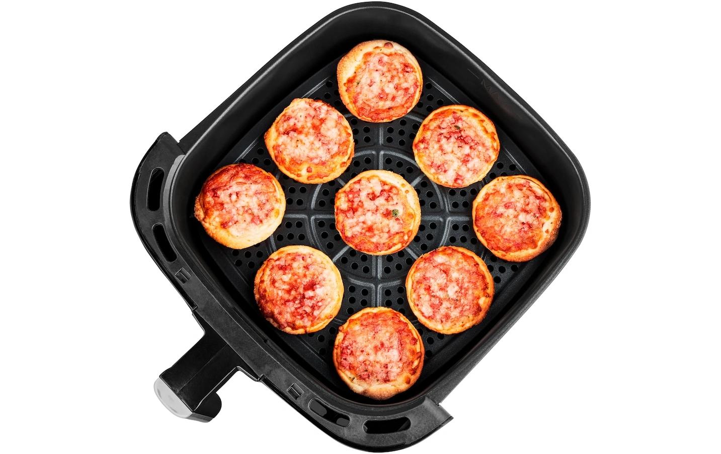 Heissluft-Fritteuse MD 11750 7.2 l, SchwarzFritteuse mit hochwertiger Corflon-Ultra-Antihaftbeschichtung