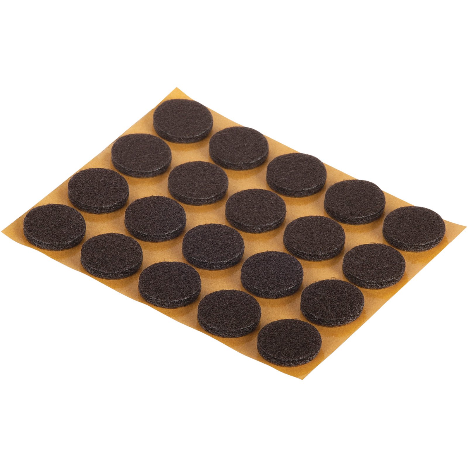 Filzgleiter klebend, Ø 1,7 cm, 20 Stück, schwarz