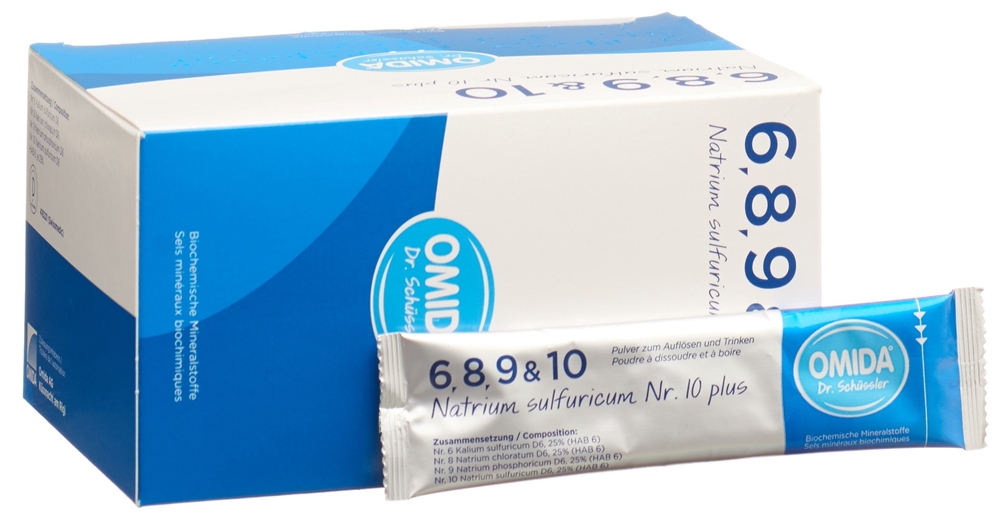 Omida Nr10 Natrium sulfuricum plus<br>30 Stück, Beutel, Pulver