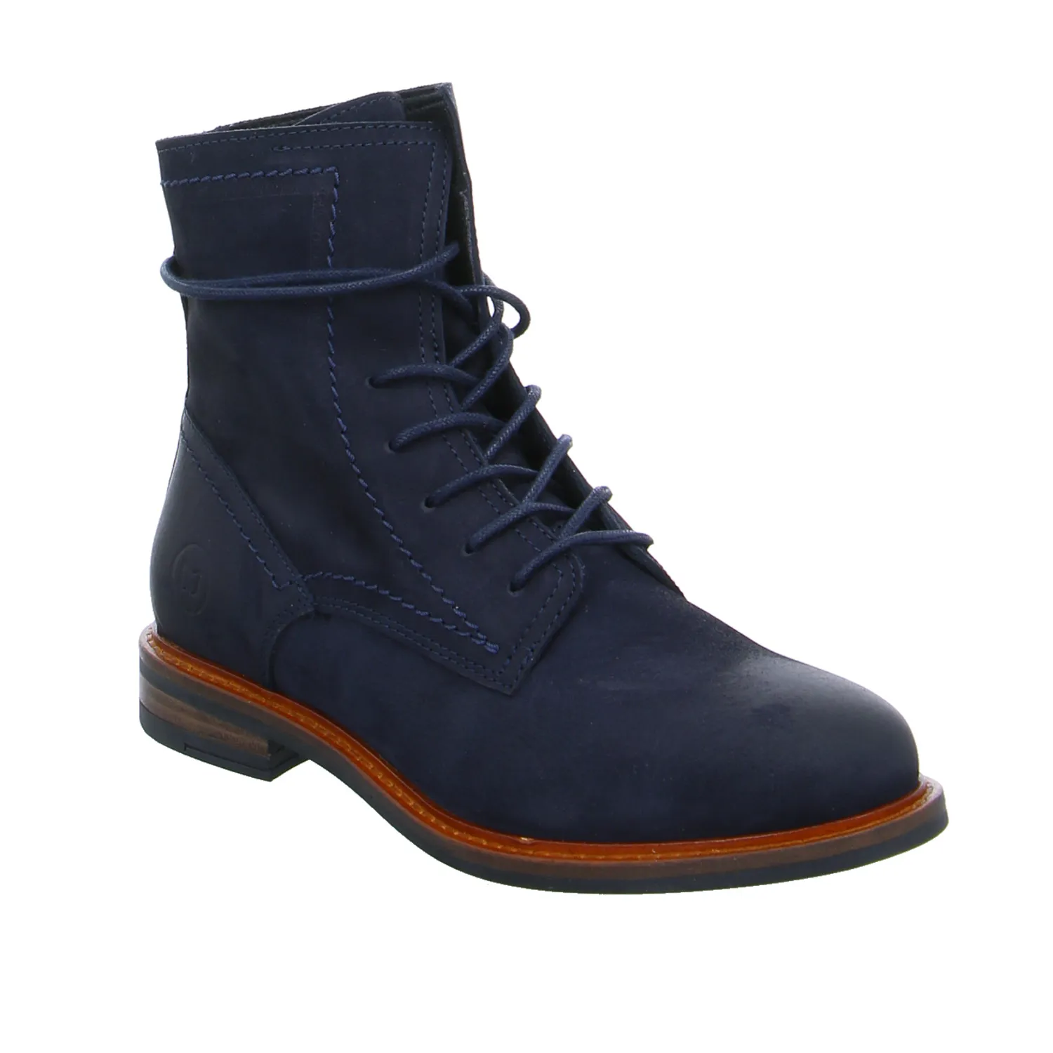 SCHUHENGEL Boot Navy Leder